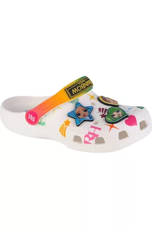 Crocs Børn Træsko - Tøfler Classic Rainbow High Kids Clog