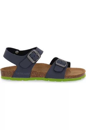 GRÜNLAND Sandaler til børn BLU LIME 40LUCE