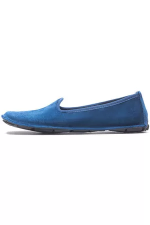 Vibram Loafers ONE QUARTER VELVET BLUE
