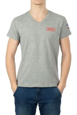 Nasa T-shirts & Polo-t-shirts BASIC FLAG V NECK