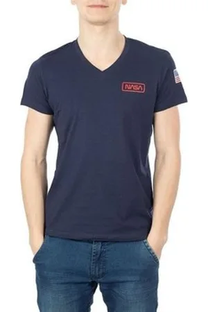 Nasa T-shirts & Polo-t-shirts BASIC FLAG V NECK