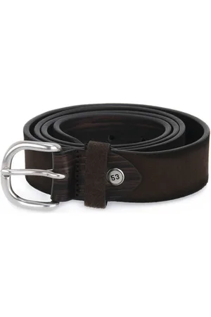 MINORONZONI Bælter SUEDE H 35 MORO