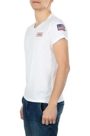 Nasa T-shirts & Polo-t-shirts BASIC FLAG V NECK
