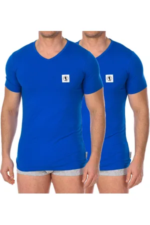 Bikkembergs T-shirts m. korte ærmer BKK1UTS08BI-BLUE