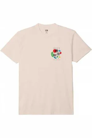 Obey T-shirts & Polo-t-shirts flowers papers scissors