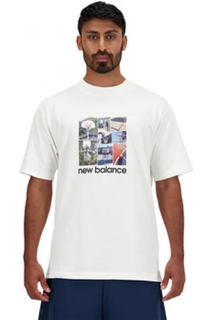 New Balance T-shirts & Polo-t-shirts Hoops graphic t-shirt