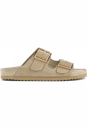 Colors of California Sandaler Cow suede bio with two buckles