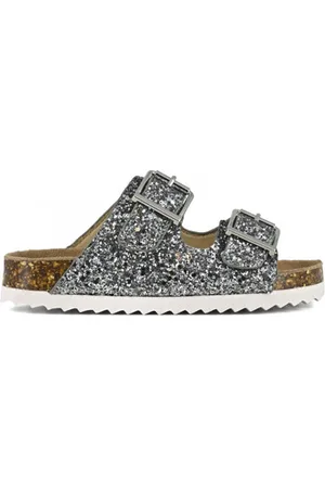 Colors of California Sandaler Glitter sandal 2 buckles