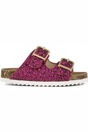 Colors of California Sandaler Glitter sandal 2 buckles