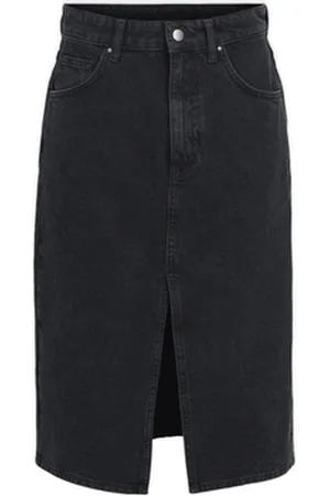 Object Korte nederdele Noos Harlow Midi Skirt - Black