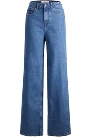 JJXX Bukser Calças Tokyo Wide NOOS - Medium Blue Denim