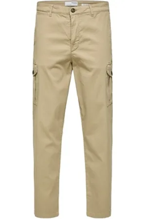 SELECTED Bukser Slim Tapered Wick 172 Cargo Pants - Chinchilla