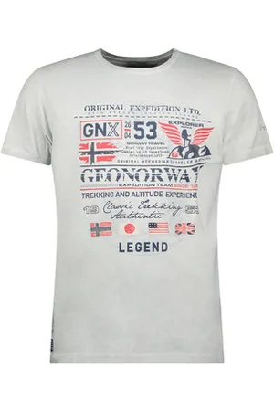 Geographical Norway T-shirts m. korte ærmer SW1562HGNO-LIGHT GREY