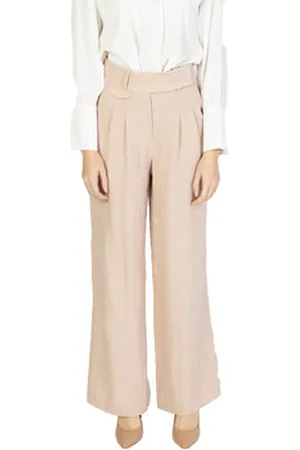 VERO MODA Løstsiddende bukser Vmgimana Hw Wide Wvn Btq 10303898