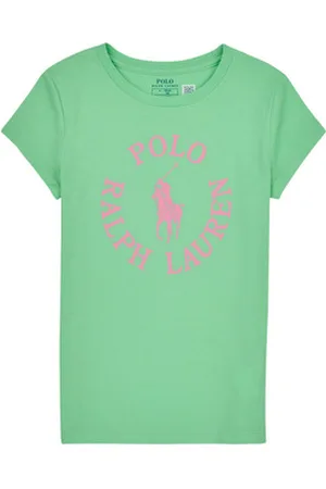 Ralph Lauren T-shirts m. korte ærmer SS GRAPHIC T-KNIT SHIRTS-T-SHIRT