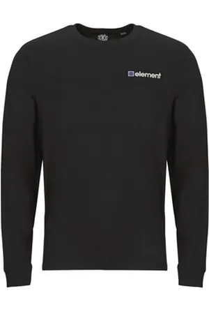Element Langærmede T-shirts FLINT BLACK