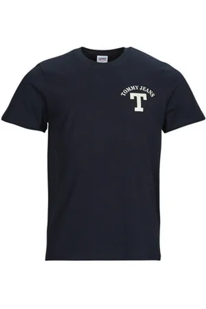 Tommy Hilfiger T-shirts m. korte ærmer TJM REG CURVED LETTERMAN TEE
