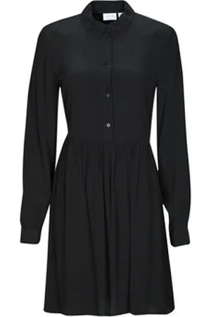 VILA Korte kjoler VIFINI L/S SHIRT DRESS/SU