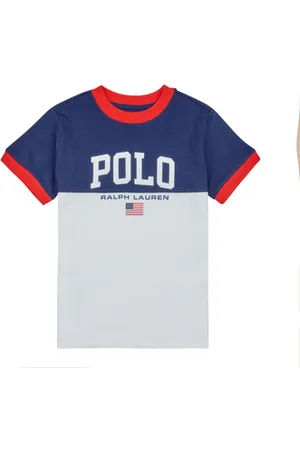 Ralph Lauren T-shirts m. korte ærmer SS CN RINGER-KNIT SHIRTS-T-SHIRT