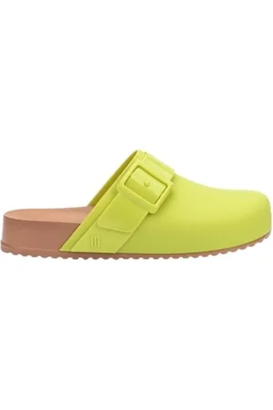 Melissa Sandaler Cozy Clog Fem - Green/Brown