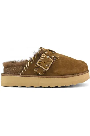 Colors of California Støvletter Platform sabot wool stitchings