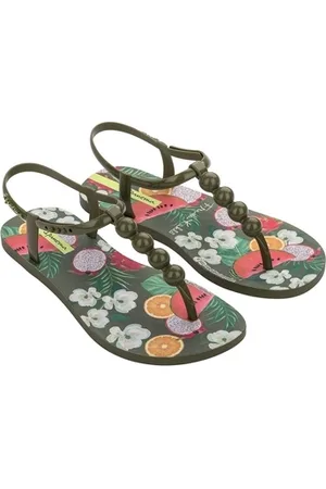 Ipanema Sandaler Class Frida Kahlo - Green Red Yellow