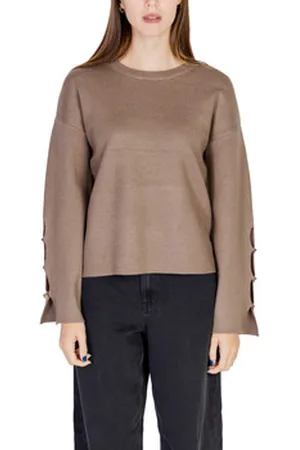 VILA Pullovere VICASSIE L/S BUTTON DETAIL KNIT TOP/R 14098875