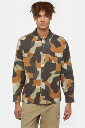 Dickies Skjorter m. lange ærmer Camo canvas work shirt