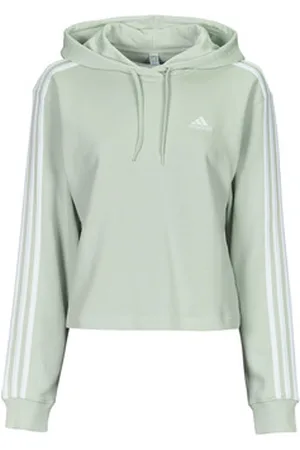 adidas Sweatshirts Essentials 3-Stripes French Terry Crop Hoodie