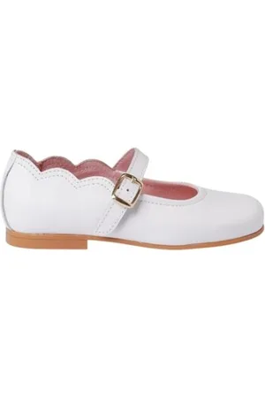 Angelitos Ballerinaer 1103 BAILARINA HEBILLA Blanco