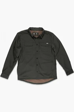 Salty Crew Skjorter m. lange ærmer Fathom ls tech shacket