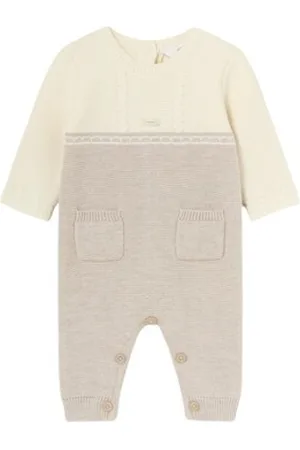 Mayoral Sæt 2616 PELELE TRICOT Beige