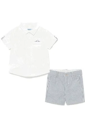 Mayoral Sæt 1252 BERMUDA Y CAMISA Celeste