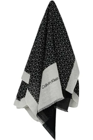 Calvin Klein Halstørklæder GEO MINIMAL LOGO LINEN STOLE K60K612895