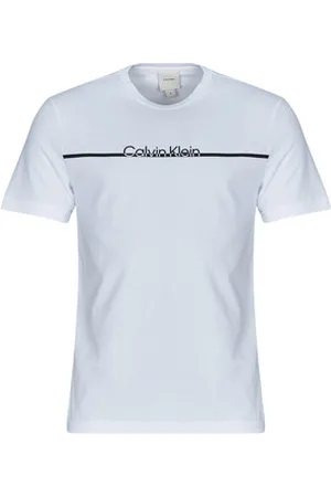 Calvin Klein T-shirts m. korte ærmer SPLIT LINE LOGO T-SHIRT
