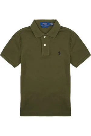 Ralph Lauren Polo-t-shirts m. korte ærmer SLIM POLO-TOPS-KNIT
