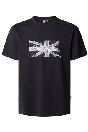 Pepe Jeans T-shirts m. korte ærmer PM509720 FLAG BW