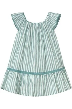 Mayoral Kjoler 1917 vestido rayado Verde