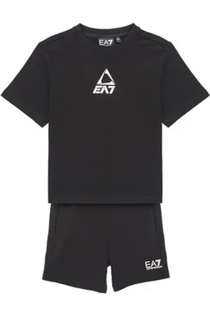 EA7 Sæt TRAIN LOGO SERIES BOY KIT TEE-SHORTS FREE
