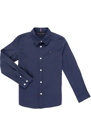 Tommy Hilfiger Skjorter m. lange ærmer SOLID STRETCH POPLIN SHIRT L/S