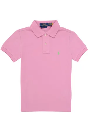 Ralph Lauren Polo-t-shirts m. korte ærmer SLIM POLO-TOPS-KNIT