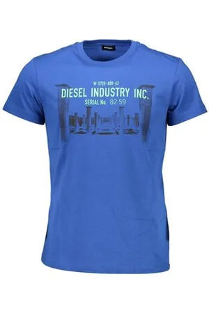 Diesel T-shirts m. korte ærmer SEFY-T-DIEGO_BLU_8II
