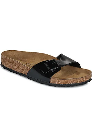 Birkenstock Tøfler Madrid BF Patent Black