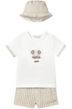 Mayoral Sæt 1201 Conjunto 3 piezas Beige