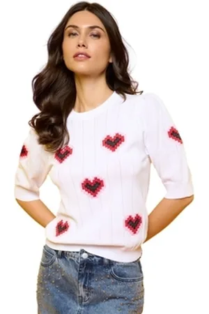 Minueto Pullovere Top Game - White