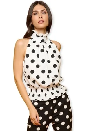 Minueto Bluser Top Weho - Polka Dots