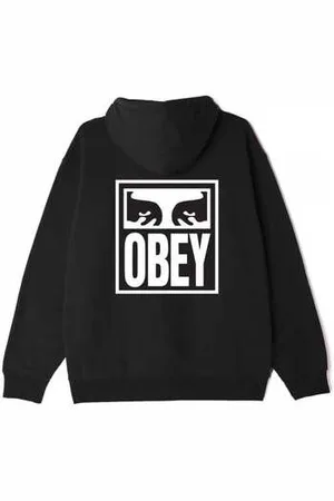 Obey Sweatshirts eyes icon hood