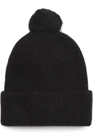 Calvin Klein Huer CK EMBROIDERY AIRY POMPOM BEANIE K60K612586