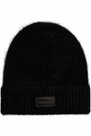 Calvin Klein Huer LEATHER PATCH AIRY BEANIE K60K612594