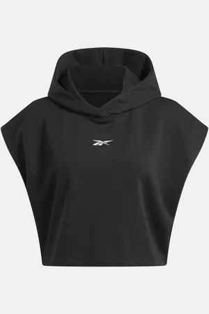 Reebok Sweatshirts BBALL OFF COURT CROP HOO